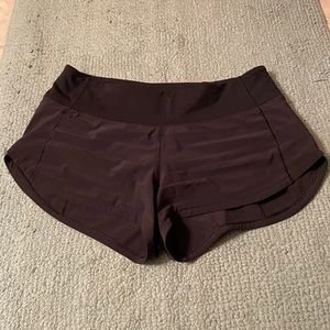 Lined black Lululemon shorts size 4